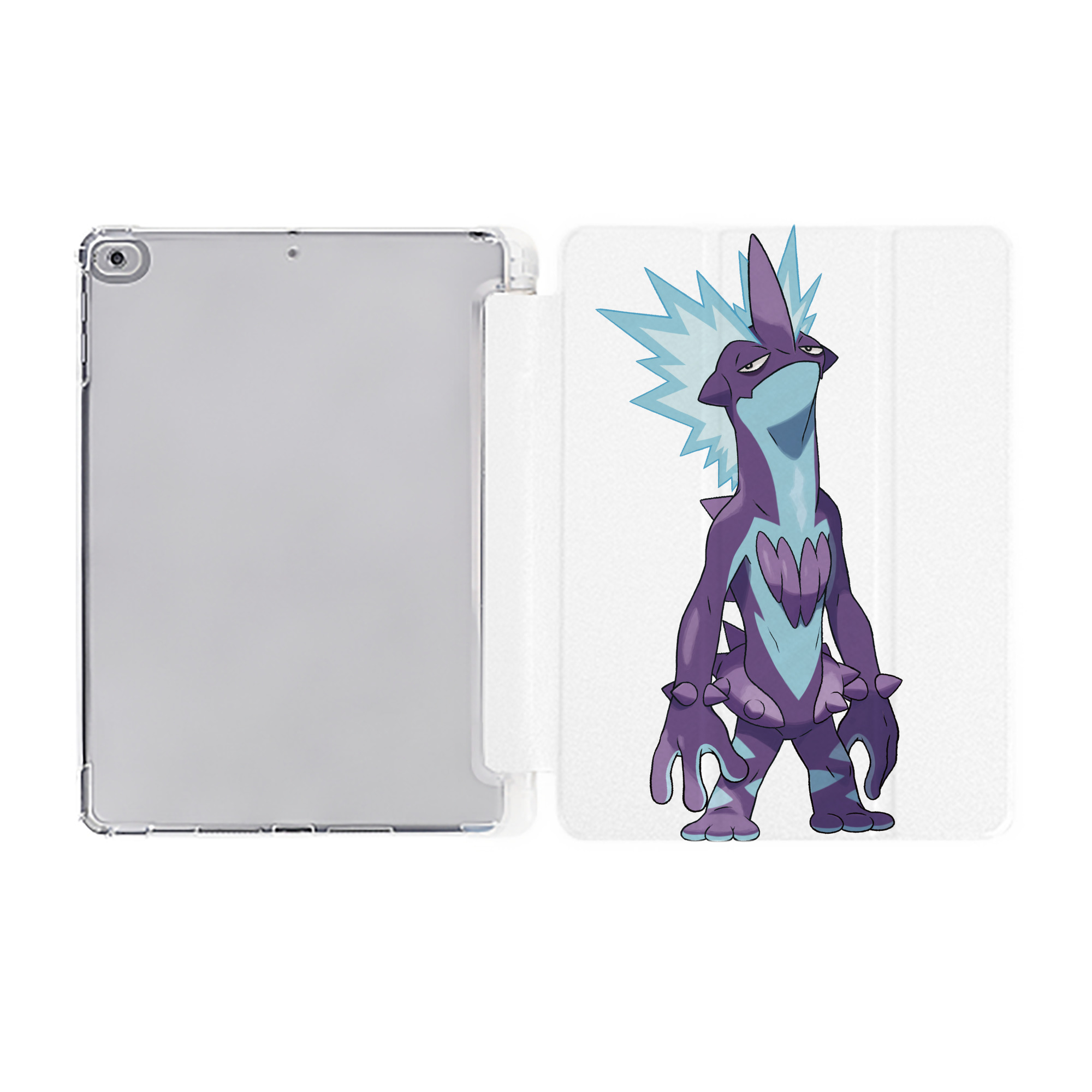 （画像用） ポケットモンスター Pokémon IPad ケース ペン収納付き 三つ折りスタンド PUレザー×シリコン 対応機種9.5/10.5/10.9インチ
